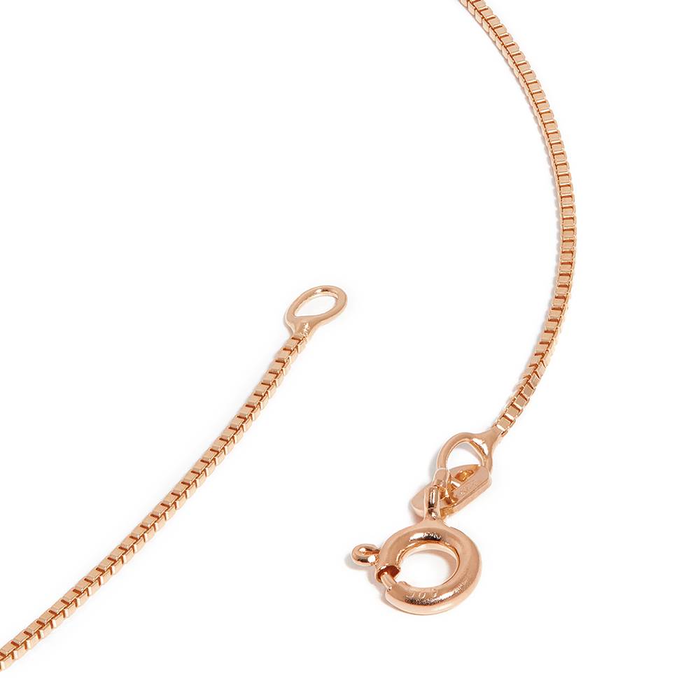 Russische Ring-Halskette mit 3 Ringen - Rosévergoldet-6 Russische Ring-Halskette mit 3 Ringen - Rosévergoldet-6 Produktfoto