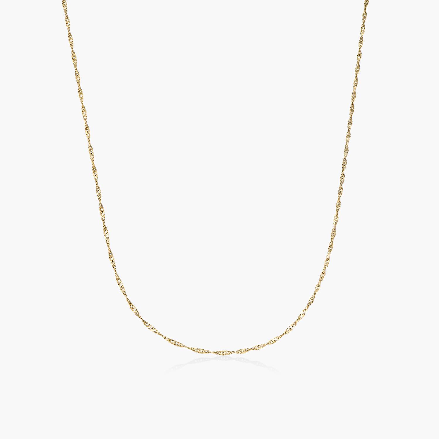 Singapurkette - 417er Gelbgold-1 Produktfoto
