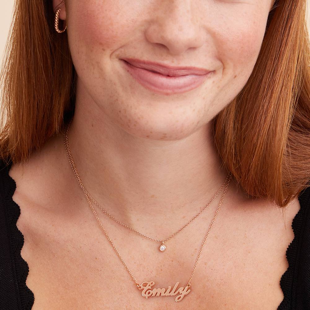 Hollywood Namenskette - Roségold-Vermeil-4 Hollywood Namenskette - Roségold-Vermeil-4 Produktfoto