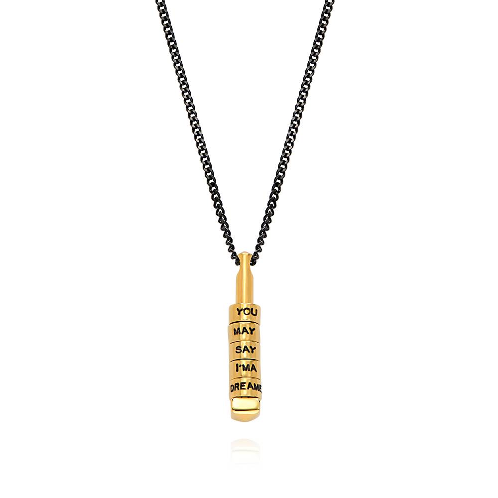 Stapelbare 3D-Barrenkette für Männer - Gold-Vermeil-3 Stapelbare 3D-Barrenkette für Männer - Gold-Vermeil-3 Produktfoto
