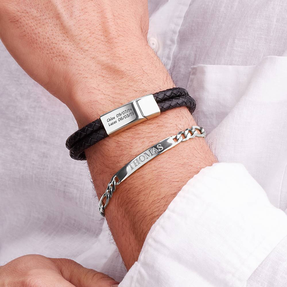 Amigo Herrenarmband - Silber-5 Produktfoto