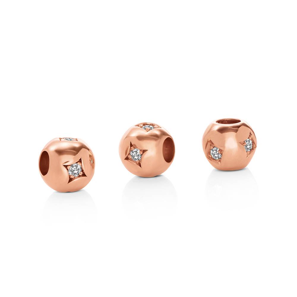 Balance Gliederkette mit 0,08 ct Diamant-Bead - Roségold-Vermeil-5 Balance Gliederkette mit 0,08 ct Diamant-Bead - Roségold-Vermeil-5 Produktfoto