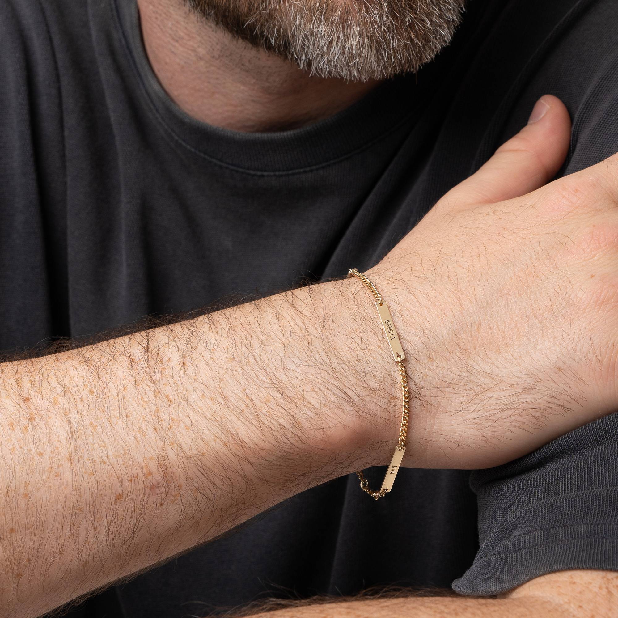 Cosmos Armband für Männer - 585er Gelbgold-3 Produktfoto