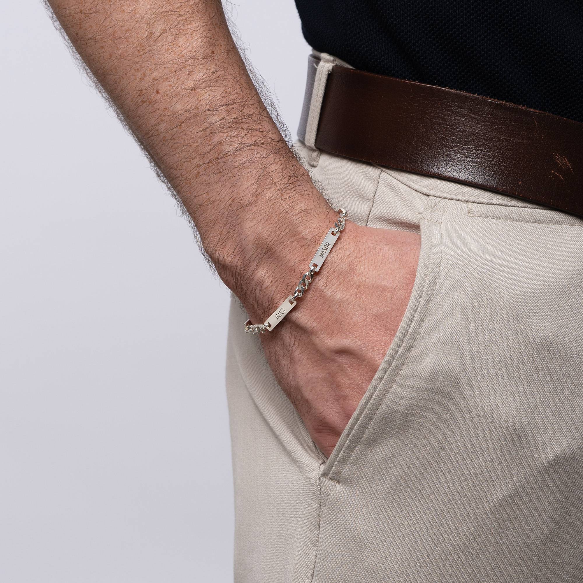 Cosmos Armband für Männer - 925er Sterlingsilber-1 Produktfoto