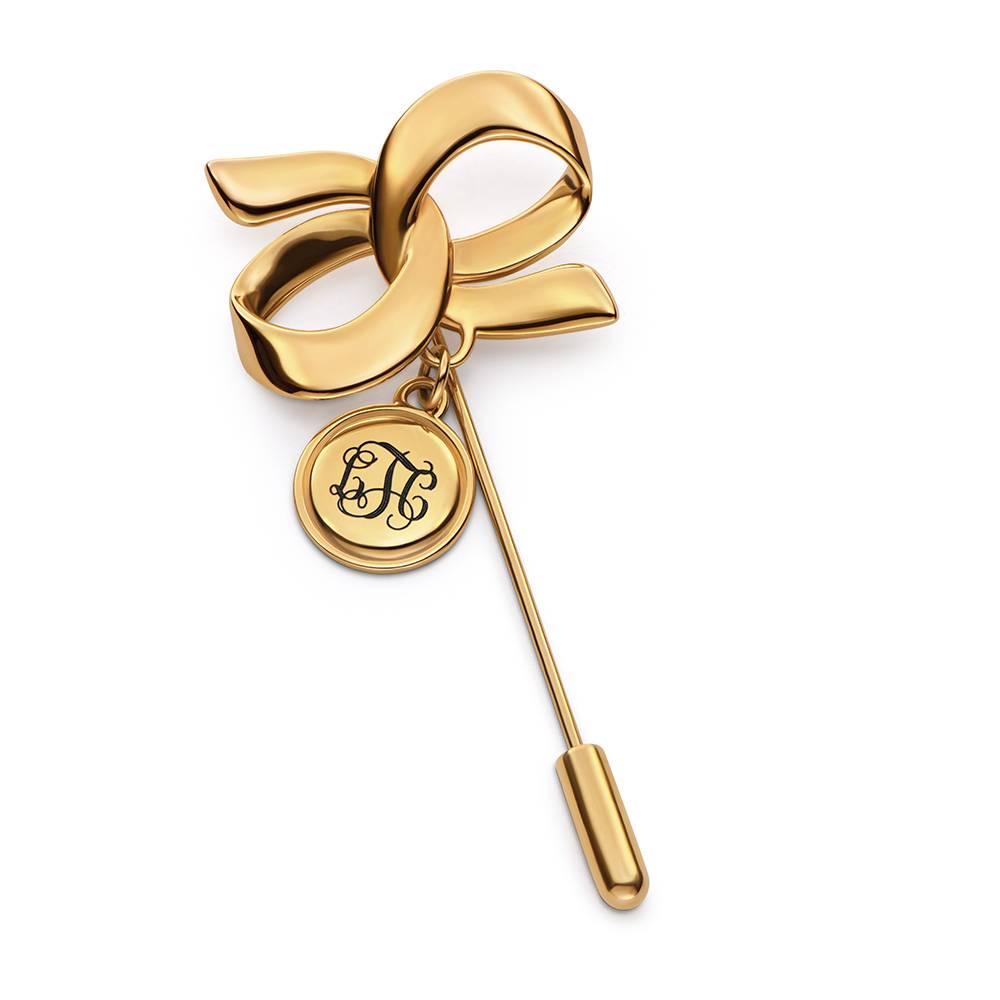 Monogramm-Pin Das Erbe - Vergoldet-1 Produktfoto