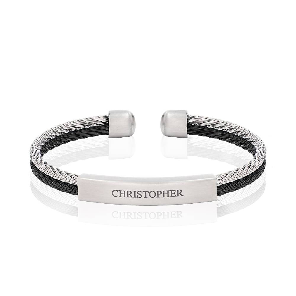 The Leader - graviertes Manschettenarmband für Männer-2 The Leader - graviertes Manschettenarmband für Männer-2 Produktfoto