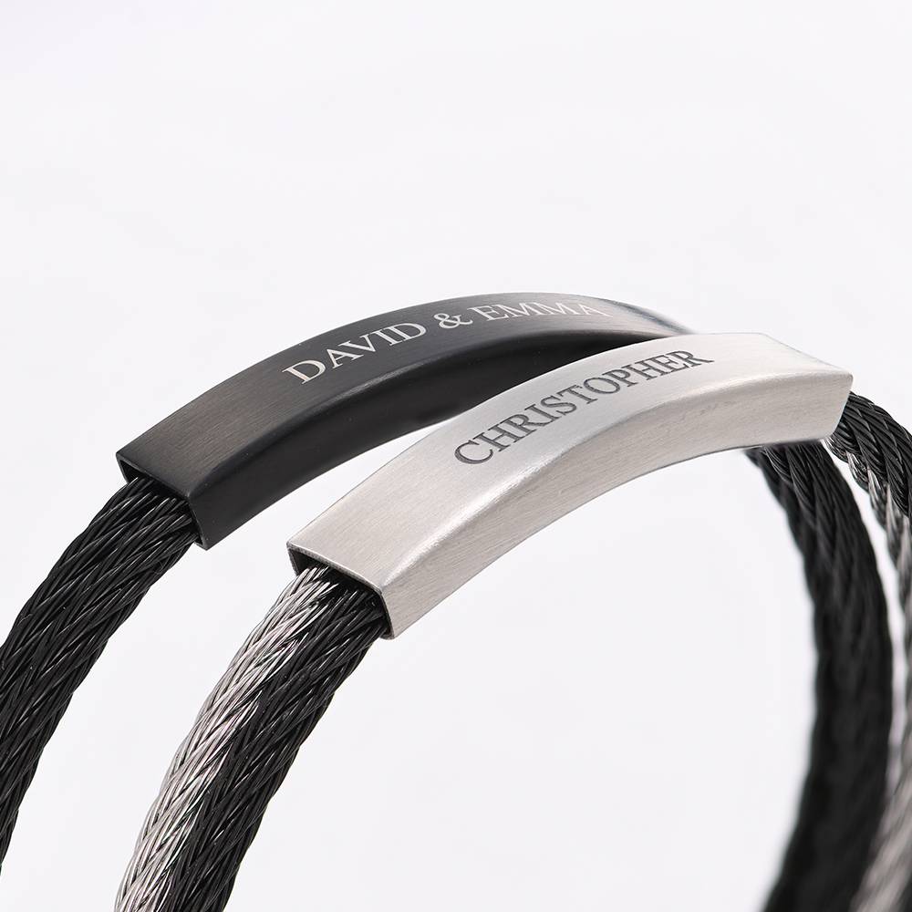 The Leader - graviertes Manschettenarmband für Männer-5 The Leader - graviertes Manschettenarmband für Männer-5 Produktfoto