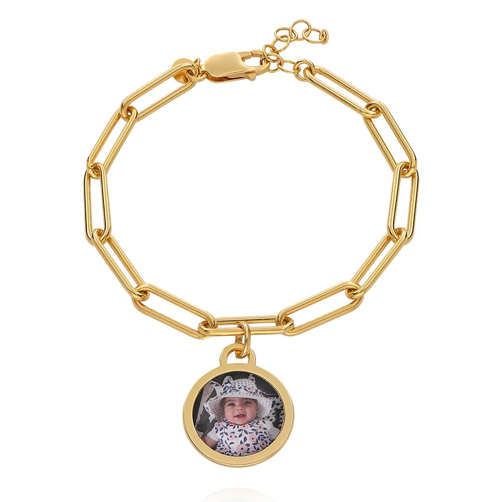Für Immer Foto-Anhänger Armband - in Vergoldung-1 Produktfoto
