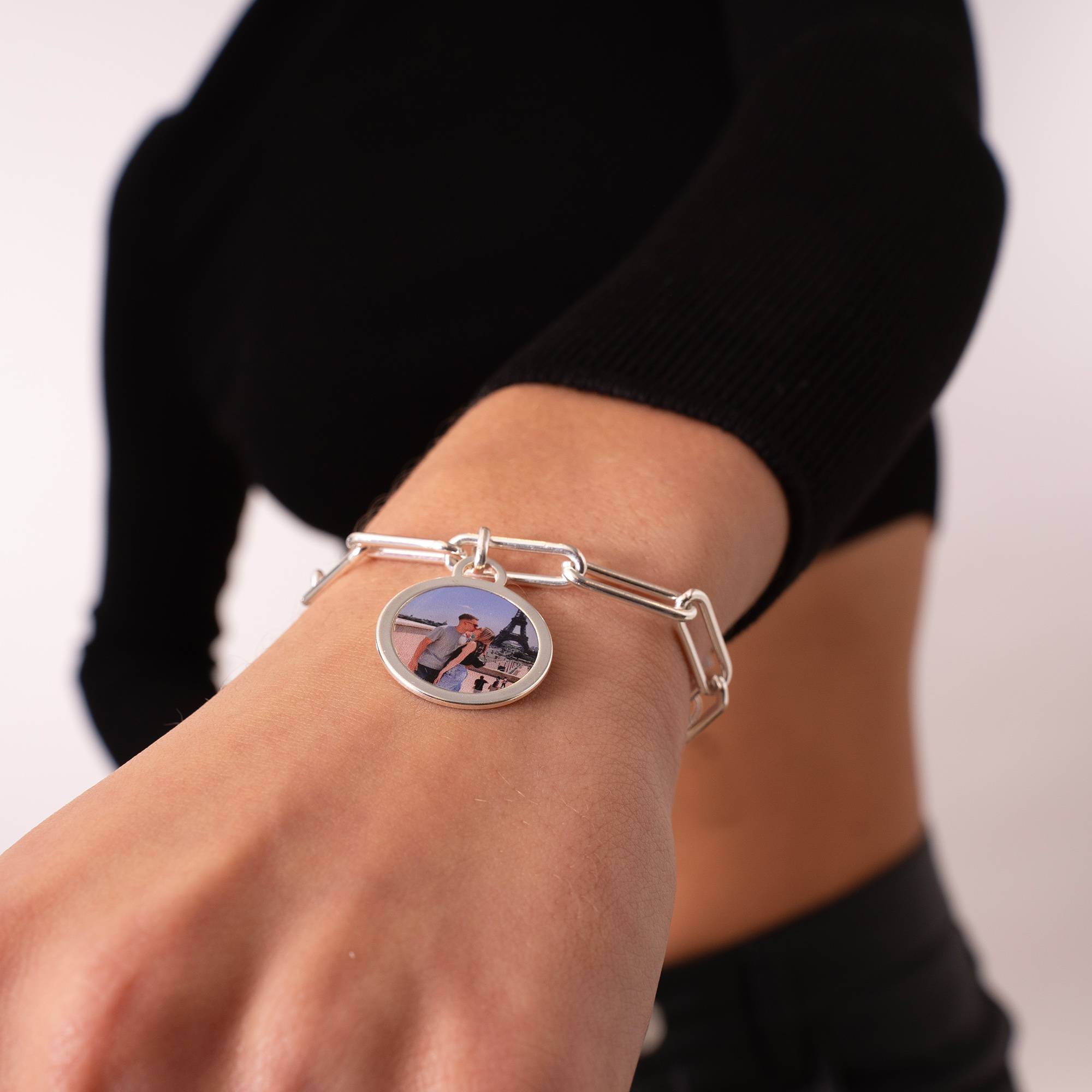 Für Immer Foto-Anhänger Armband - 925er Sterlingsilber-5 Produktfoto