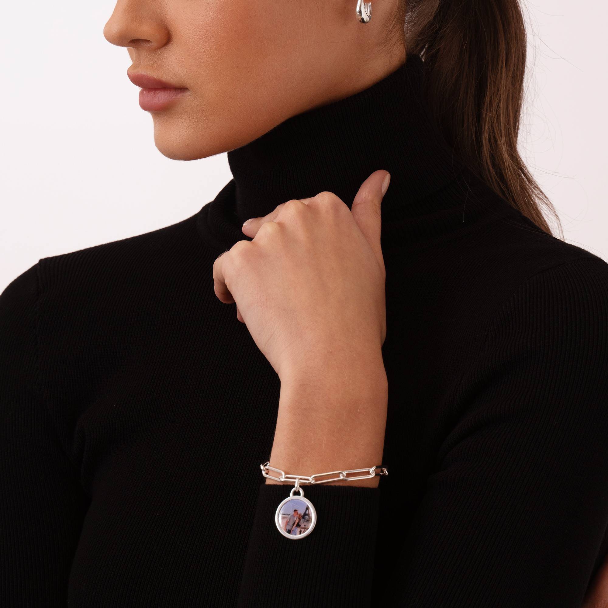 Für Immer Foto-Anhänger Armband - 925er Sterlingsilber-4 Produktfoto