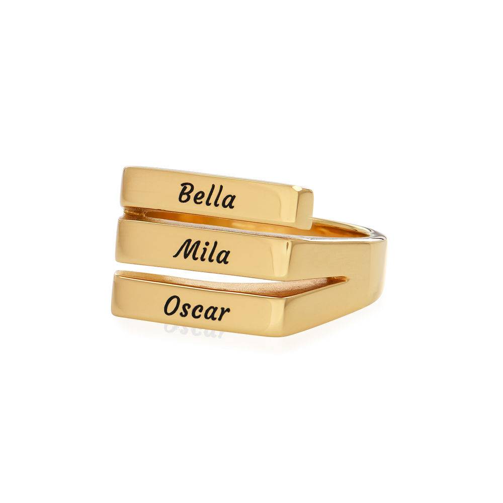 Trio Ring - 750er Gold-Vermeil-2 Produktfoto