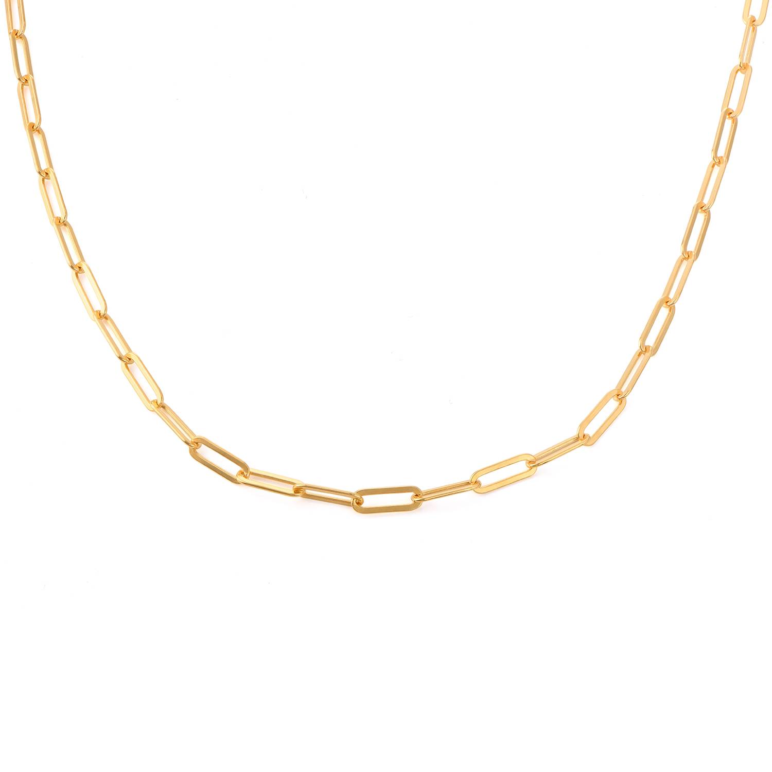 Zierliche Gliederkette - Gold-Vermeil-1 Produktfoto