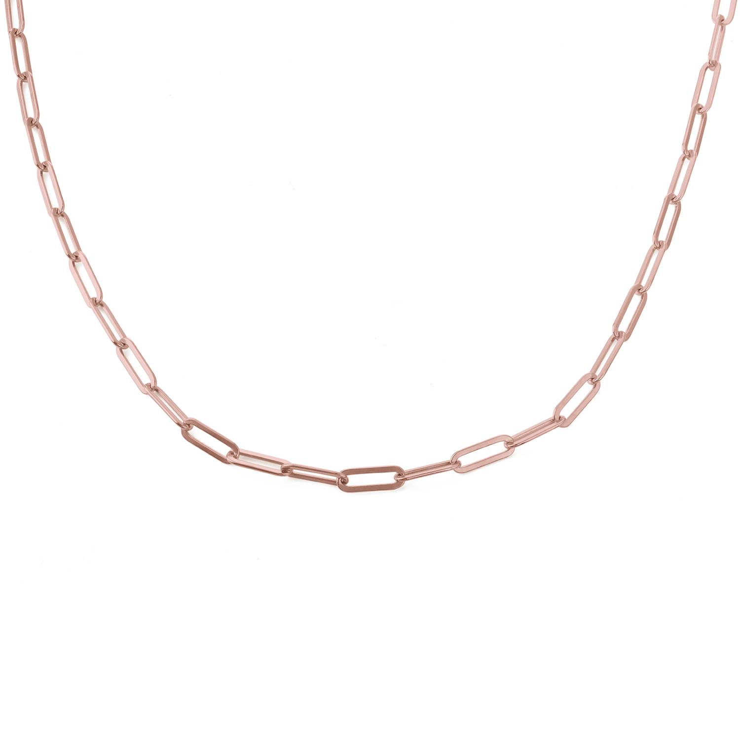Zierliche Gliederkette - Roségold-Vermeil-1 Produktfoto
