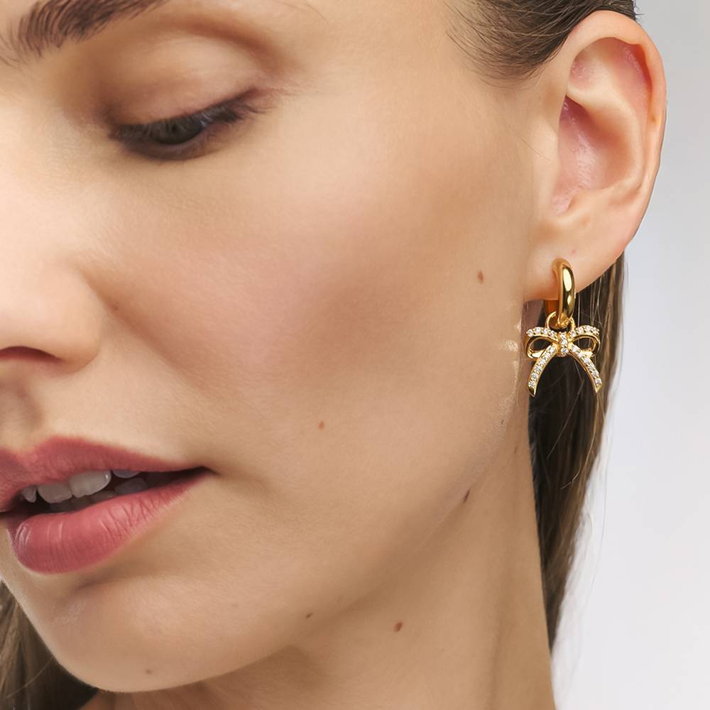 Creolen Mit dir verbunden - Gold-Vermeil-6 Produktfoto