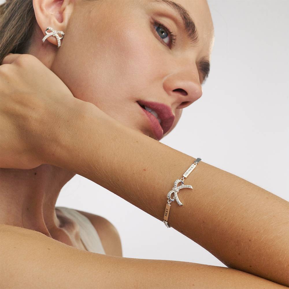 Armband Geschenkschleife - Silber-1 Armband Geschenkschleife - Silber-1 Produktfoto