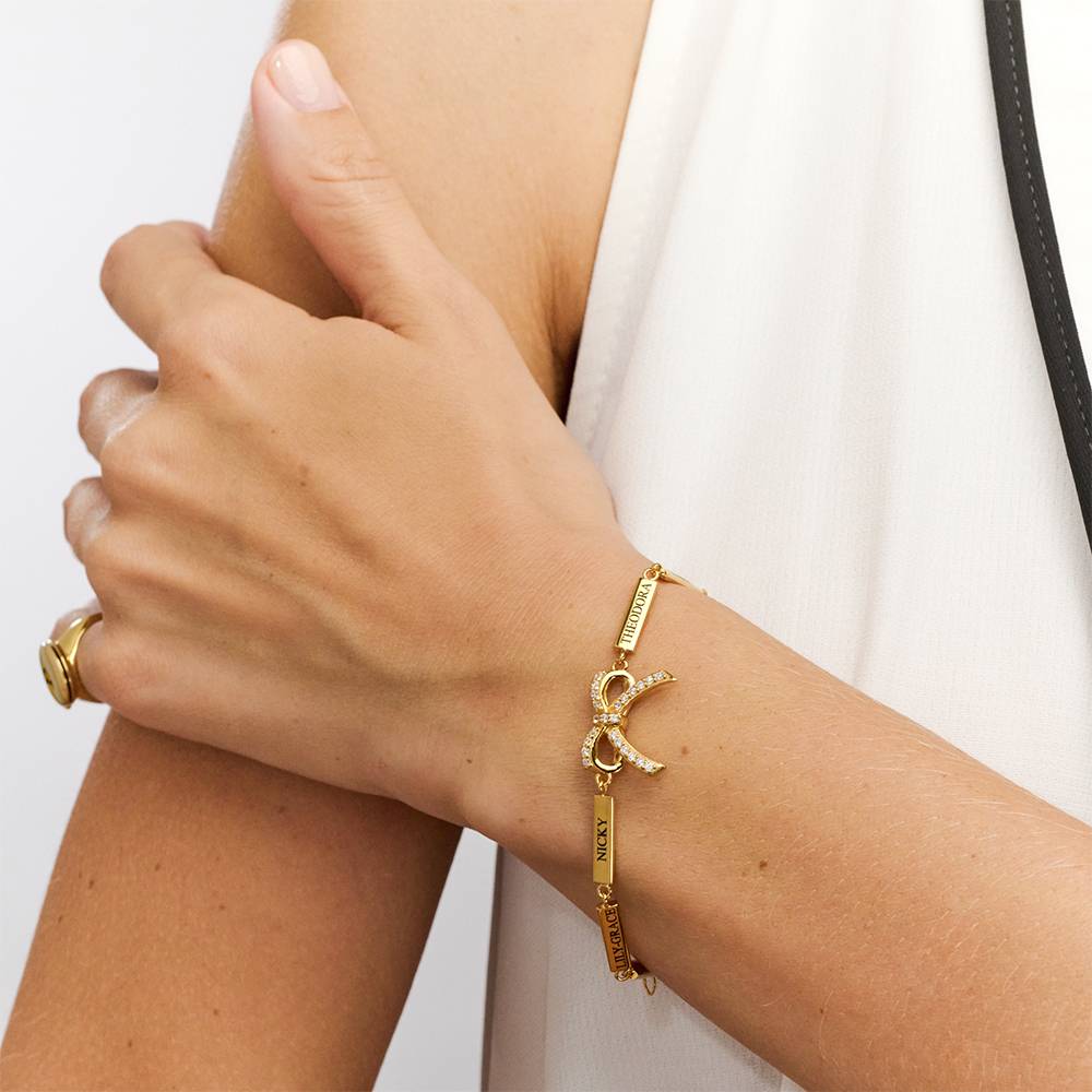 Armband Geschenkschleife - Vergoldet-1 Armband Geschenkschleife - Vergoldet-1 Produktfoto