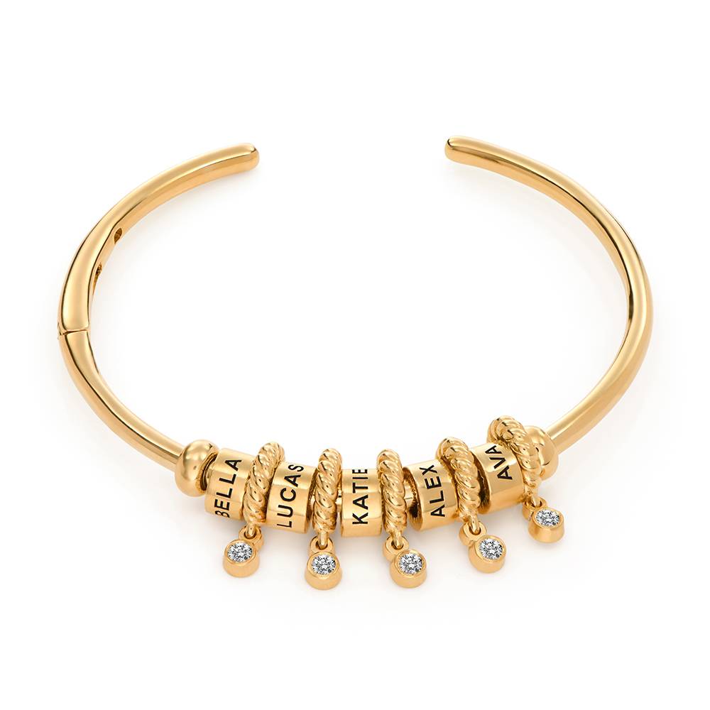 Valaya Beads Armreif mit Diamanten - Gold-Vermeil-3 Produktfoto