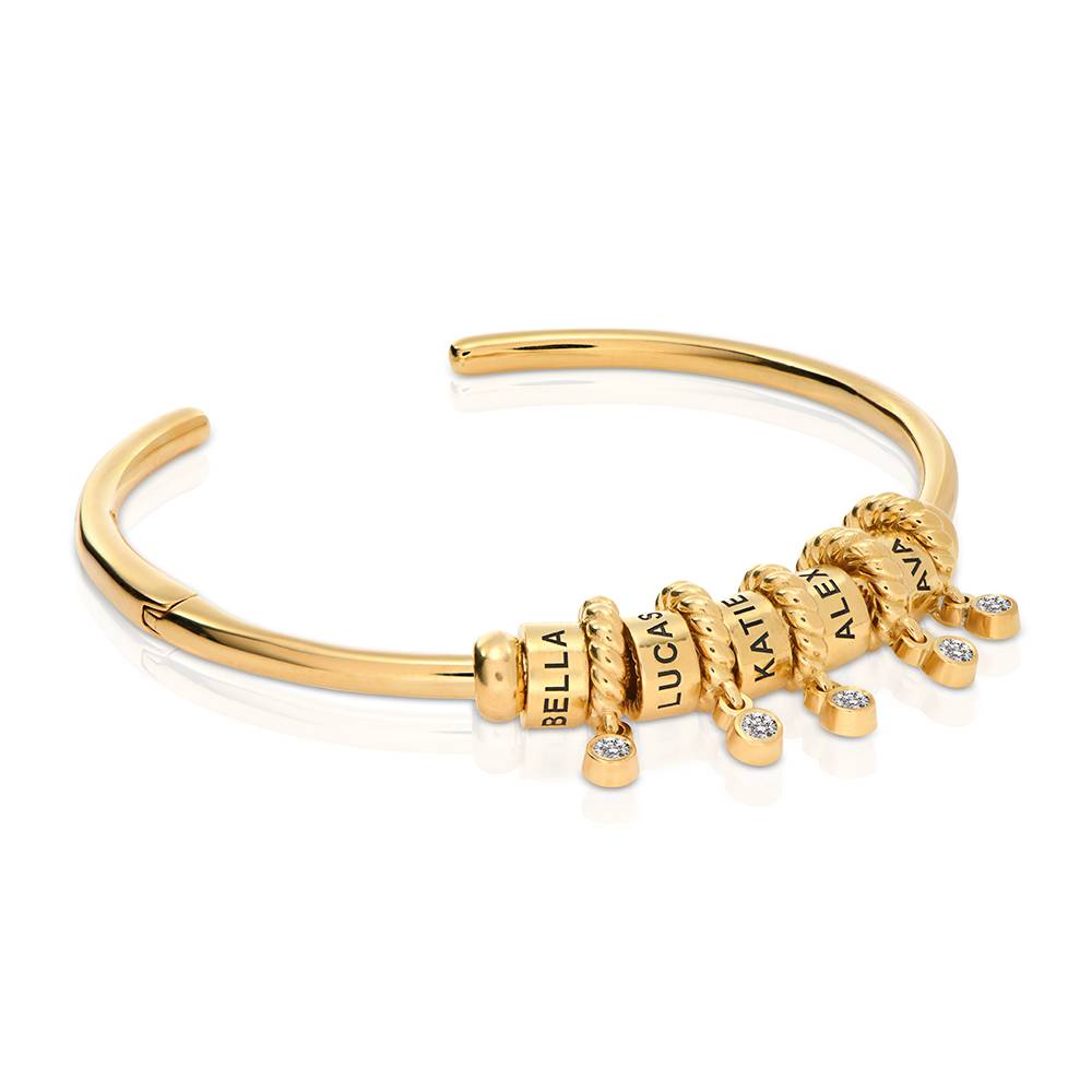 Valaya Beads Armreif mit Diamanten - Gold-Vermeil-6 Produktfoto