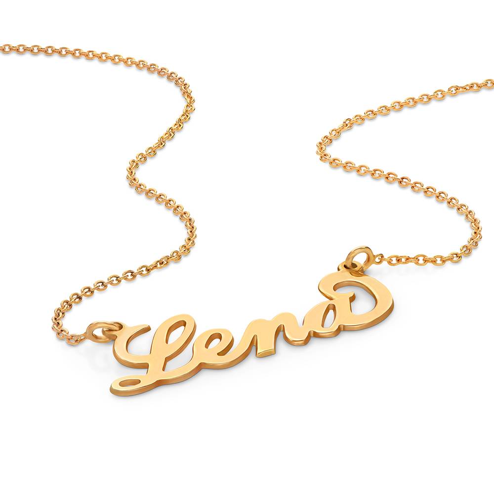 Carrie Namenskette - Gold-Vermeil-4 Produktfoto