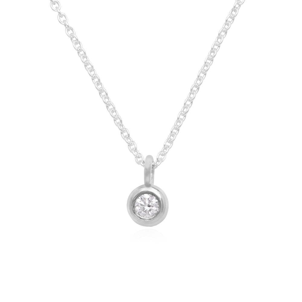 0,10 ct Solitaire Diamant-Halskette - 925er Sterlingsilber-3 0,10 ct Solitaire Diamant-Halskette - 925er Sterlingsilber-3 Produktfoto