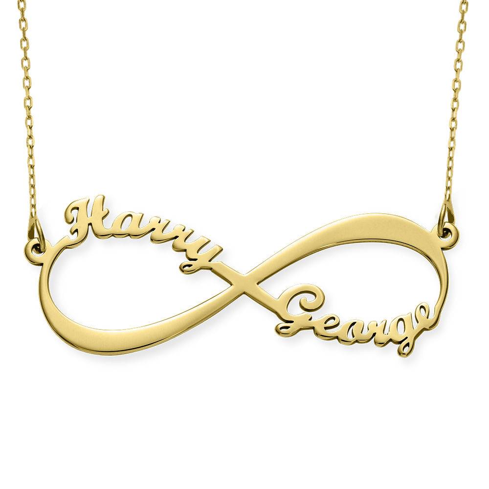 Infinity-Namenskette - 417er Gelbgold-1 Produktfoto