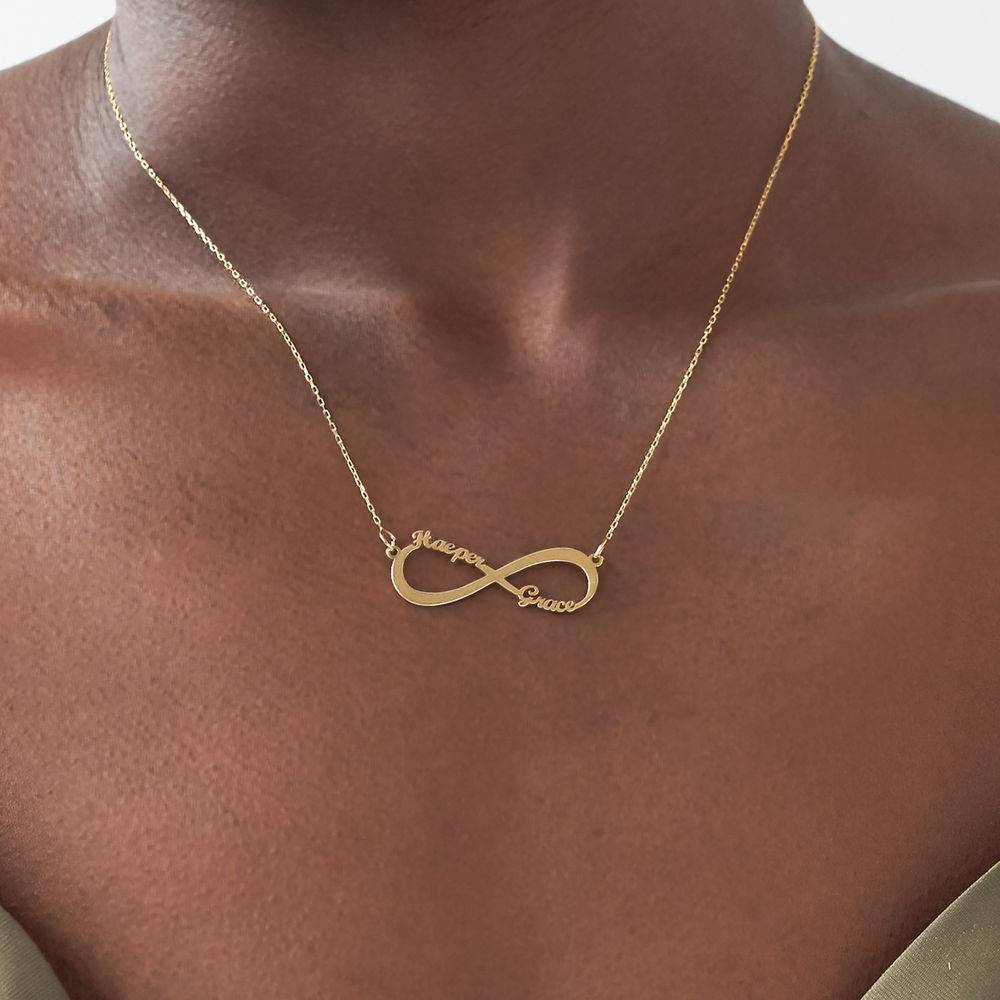 Infinity-Namenskette - 417er Gelbgold-3 Produktfoto