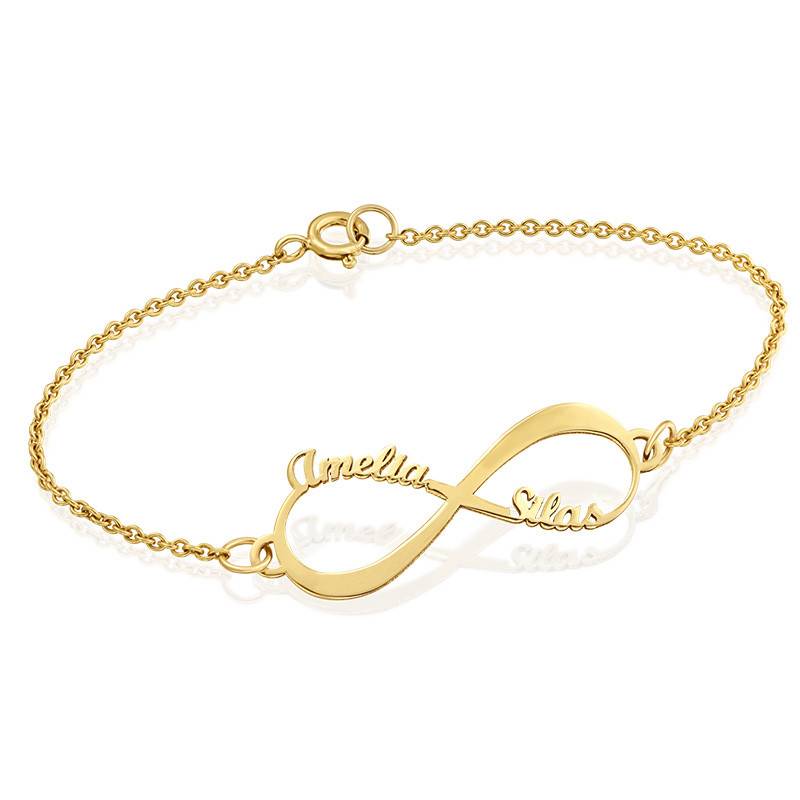 Infinity-Namensarmband - 585er Gelbgold-2 Produktfoto