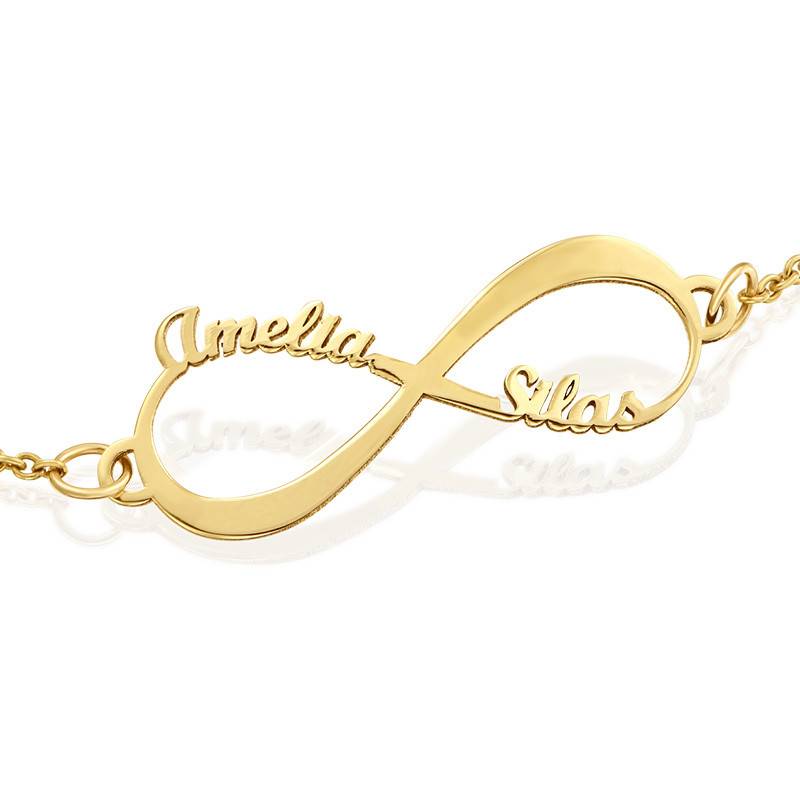 Infinity-Namensarmband - 585er Gelbgold-1 Produktfoto