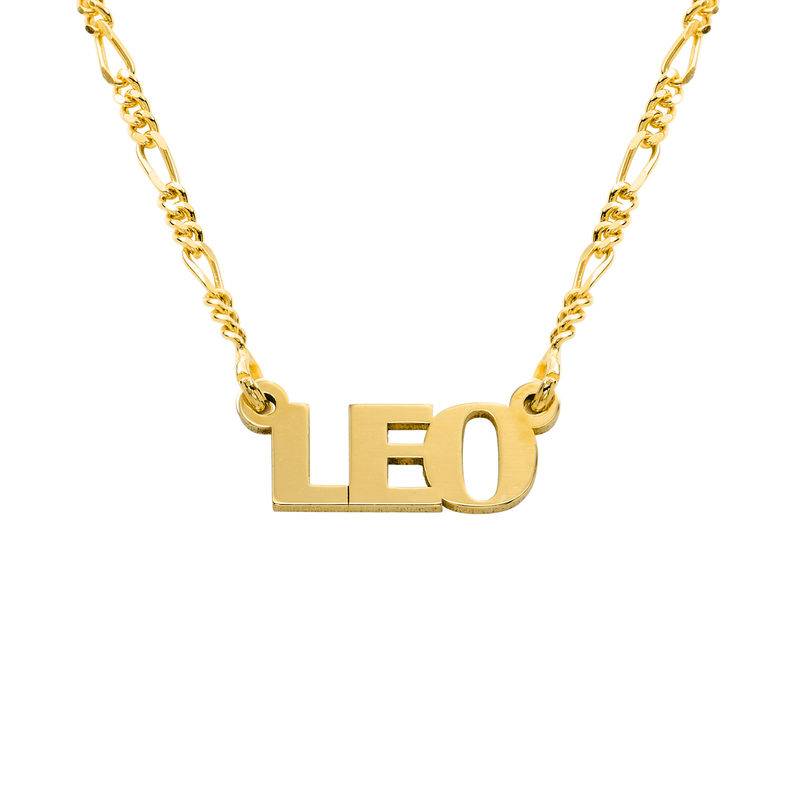 Unisex Namenskette mit Großbuchstaben - Gold-Vermeil-1 Unisex Namenskette mit Großbuchstaben - Gold-Vermeil-1 Produktfoto