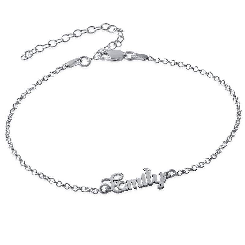 Namensfußkette - Silber-1 Namensfußkette - Silber-1 Produktfoto