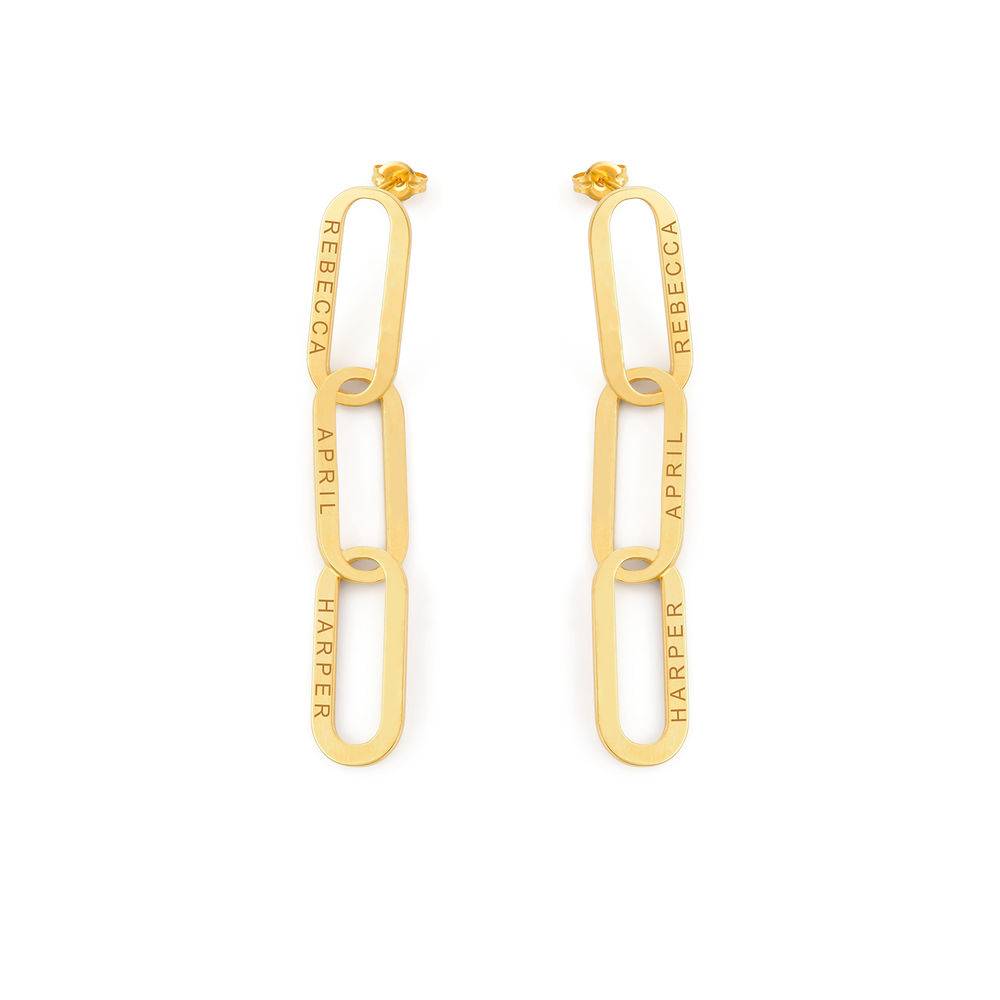 Aria Gliederohrringe - 750er Gold-Vermeil-2 Produktfoto