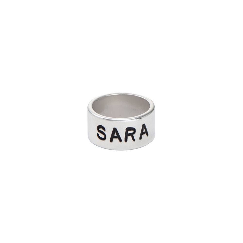 Gravierbarer Bead für geflochtenes Lederarmband - Silber-1 Gravierbarer Bead für geflochtenes Lederarmband - Silber-1 Produktfoto
