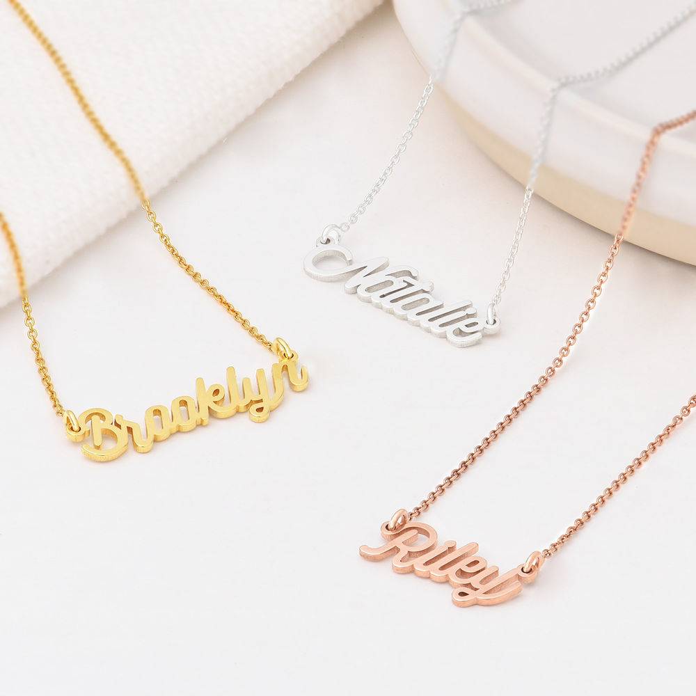 Twirl Script Namenskette - Silber-2 Twirl Script Namenskette - Silber-2 Produktfoto