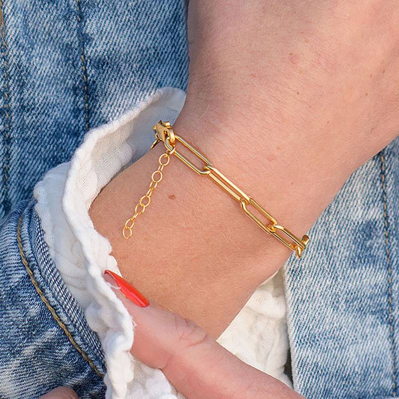 Gliederarmband - vergoldetes Sterlingsilber-3 Produktfoto