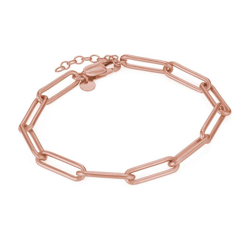 Gliederarmband - rosévergoldetes Sterlingsilber-3 Produktfoto