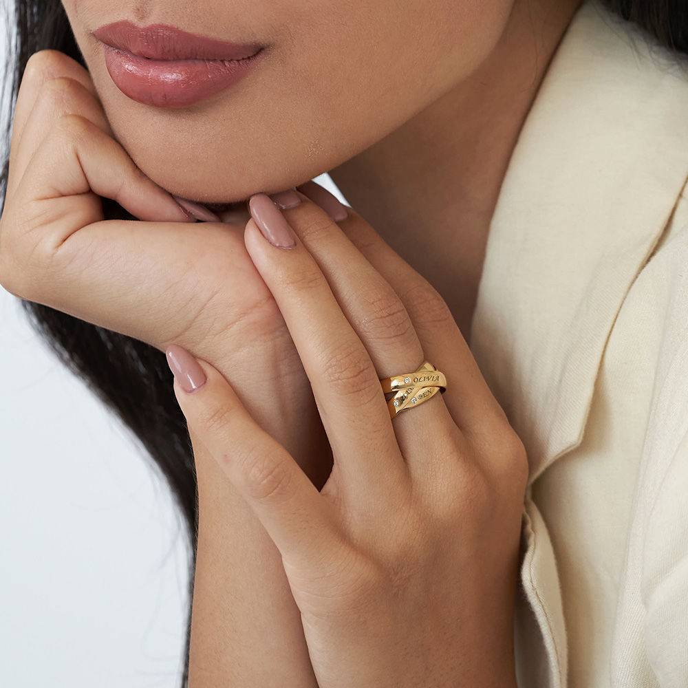 Charlize russischer Ring mit Diamanten - Gold-Vermeil-1 Charlize russischer Ring mit Diamanten - Gold-Vermeil-1 Produktfoto