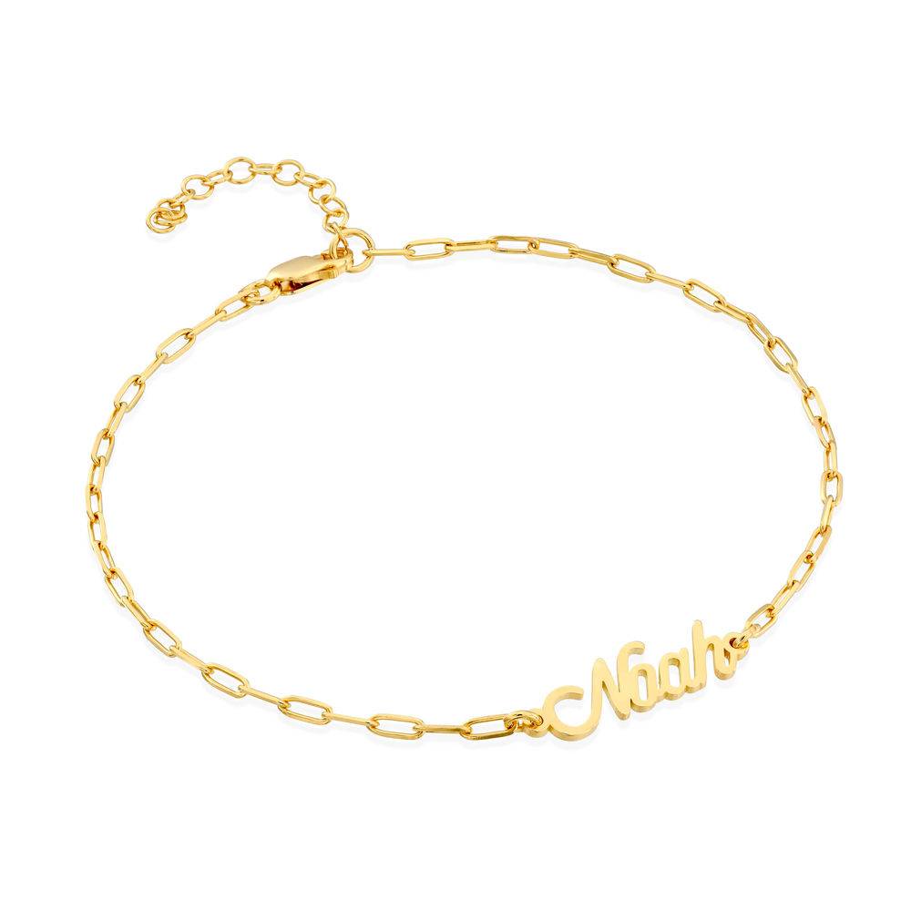 Namens-Gliederarmband / Fußkettchen - in Vergoldung-1 Produktfoto