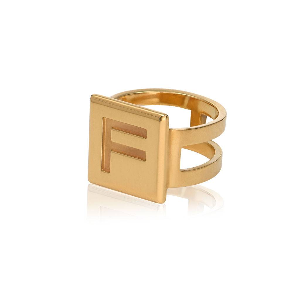 Domino™  Unisex-Würfelring - 750er Gold-Vermeil-5 Produktfoto