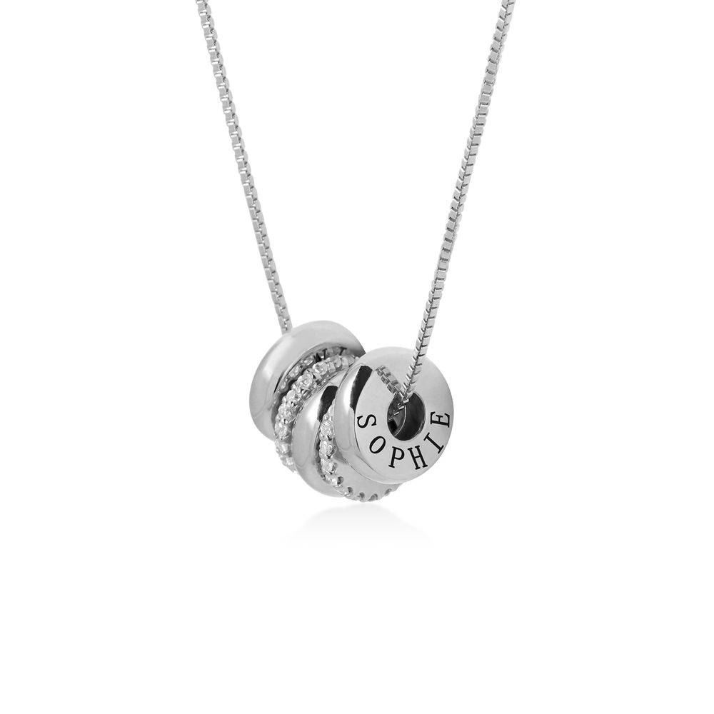 Candy Kette mit gravierten Beads - Silber-1 Candy Kette mit gravierten Beads - Silber-1 Produktfoto