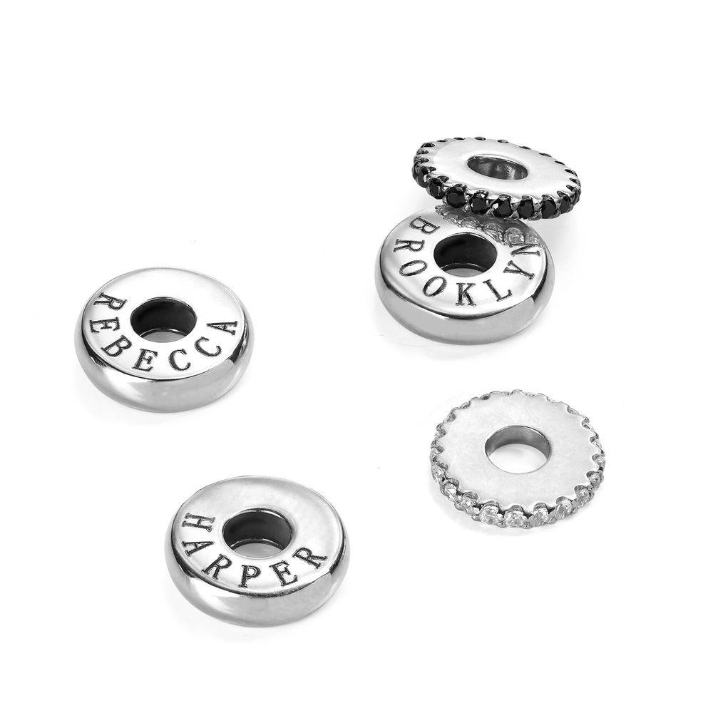 Gravierbarer Bead für Candy Beadkette - Silber-1 Gravierbarer Bead für Candy Beadkette - Silber-1 Produktfoto