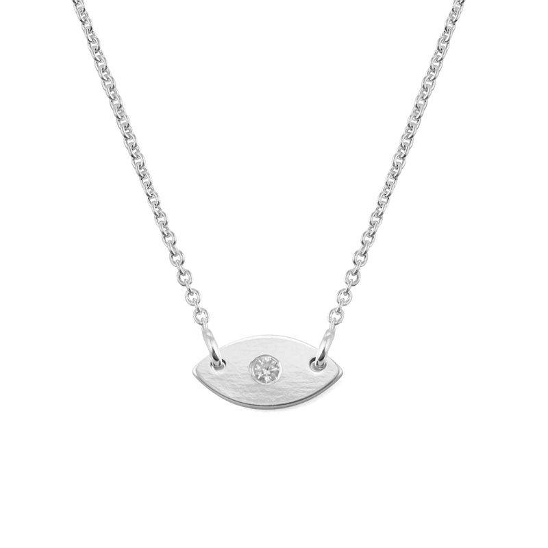Evil Eye Halskette - in Silber-1 Produktfoto