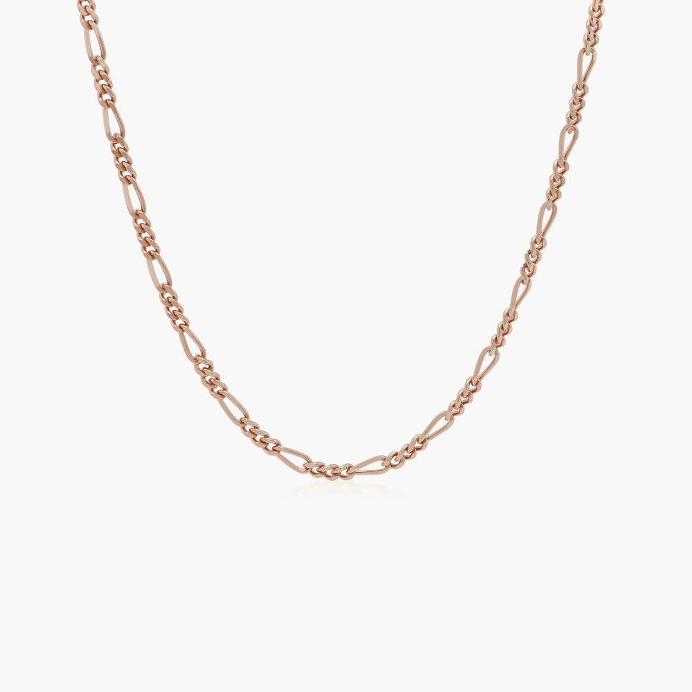 Figarokette - rosévergoldetes Sterlingsilber-3 Figarokette - rosévergoldetes Sterlingsilber-3 Produktfoto