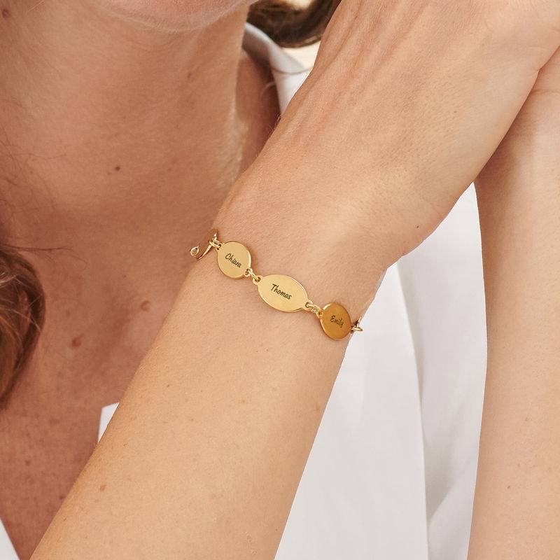 Mutterarmband mit Kindernamen - Gold-Vermeil-4 Produktfoto