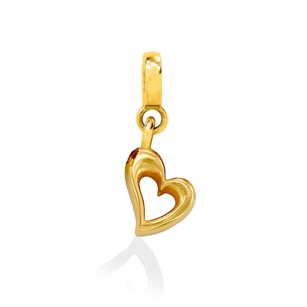 Herz-Charm für Linda Kreisanhänger-Armreif - Gold-Vermeil-2 Herz-Charm für Linda Kreisanhänger-Armreif - Gold-Vermeil-2 Produktfoto