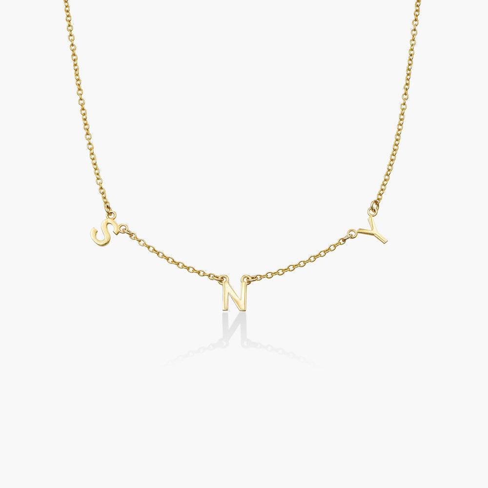 Mia Halskette mit Initialen - 585er Gelbgold-3 Produktfoto