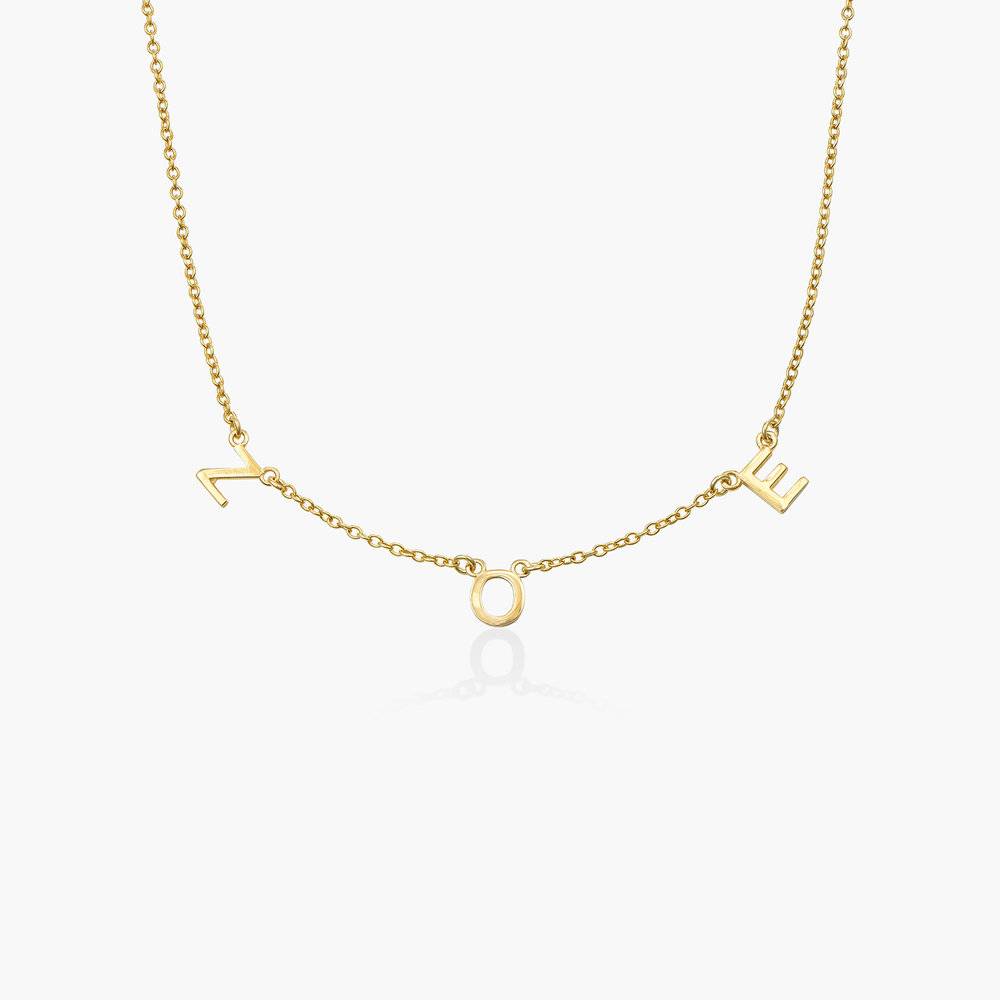Mia Halskette mit Initialen - 585er Gelbgold-2 Produktfoto