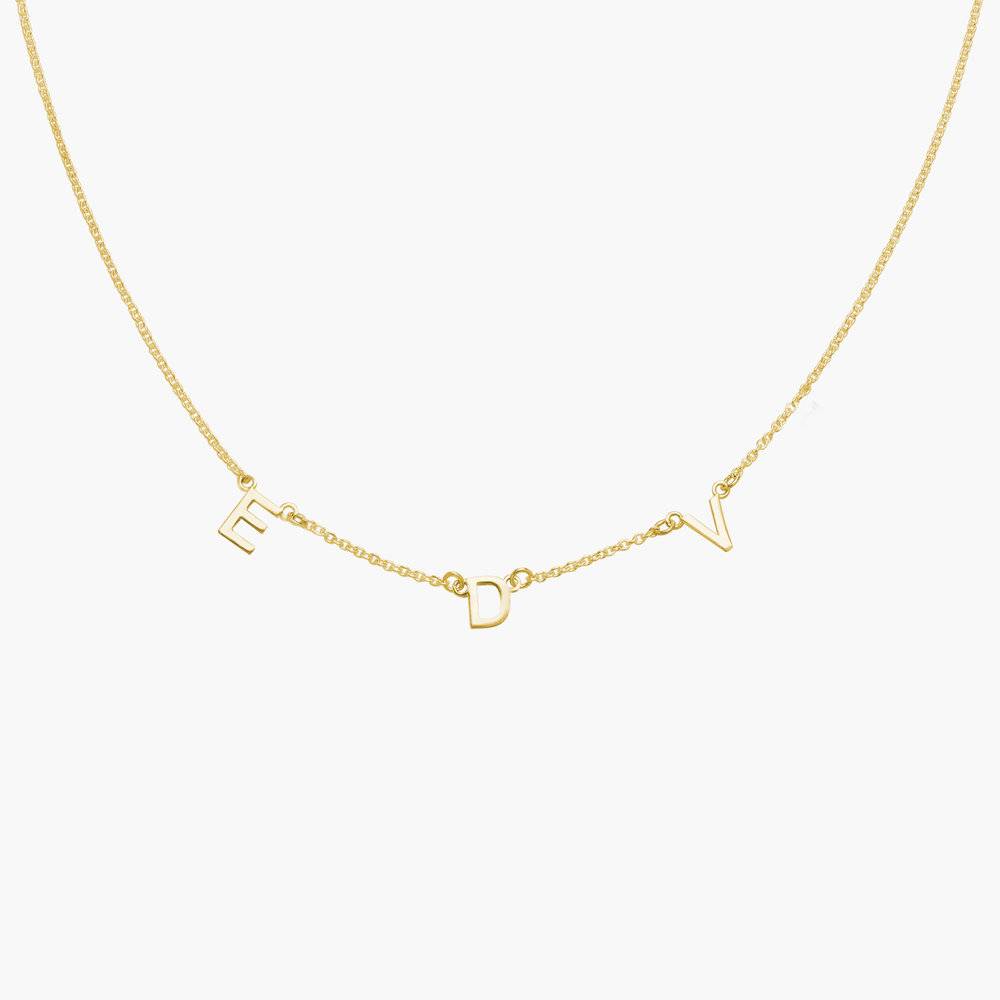 Mia Halskette mit Initialen - Gold-Vermeil-1 Produktfoto