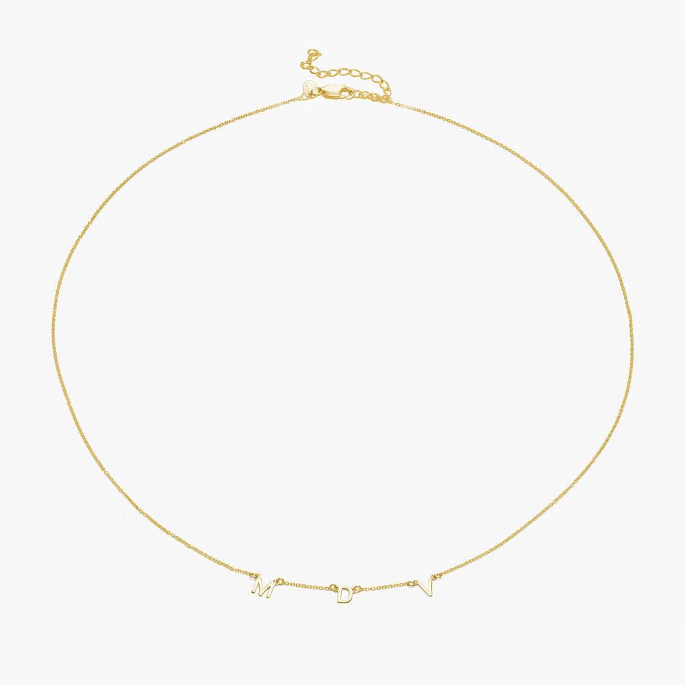 Mia Halskette mit Initialen - Gold-Vermeil-2 Produktfoto