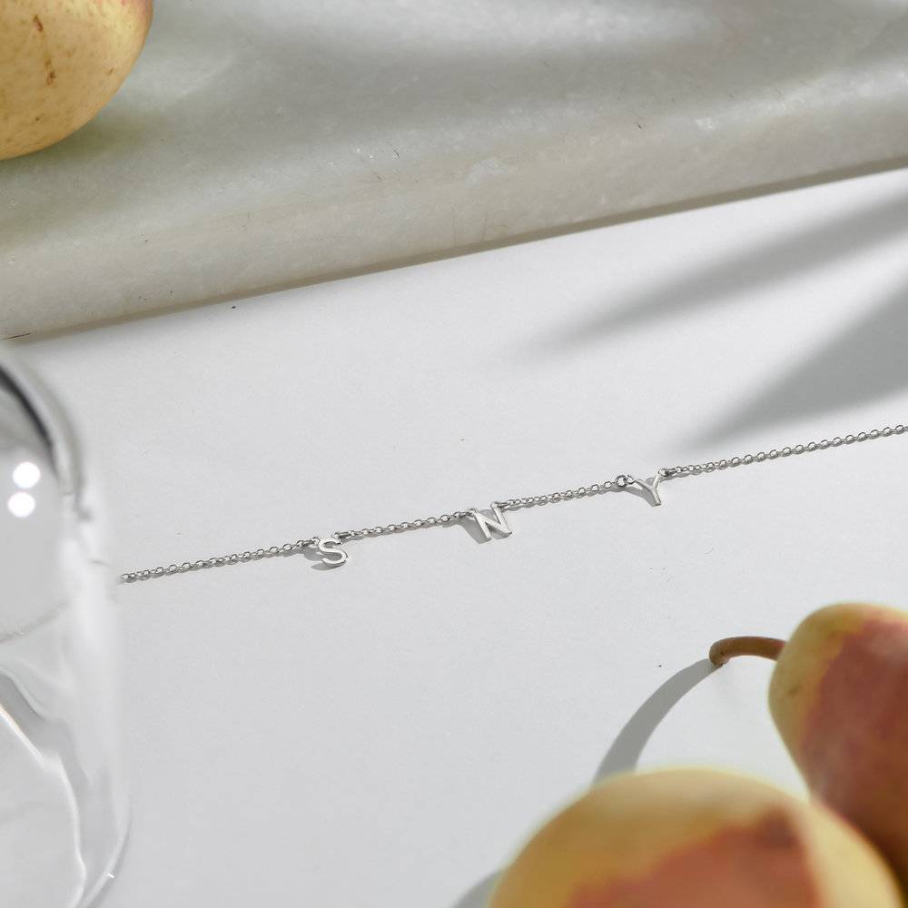 Mia Halskette mit Initialen - 925er Sterlingsilber-2 Produktfoto