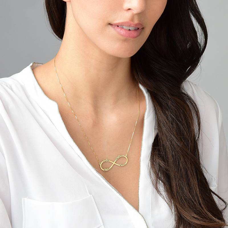 Infinity-Kette mit 4 Namen - in 417er Gelbgold-1 Infinity-Kette mit 4 Namen - in 417er Gelbgold-1 Produktfoto